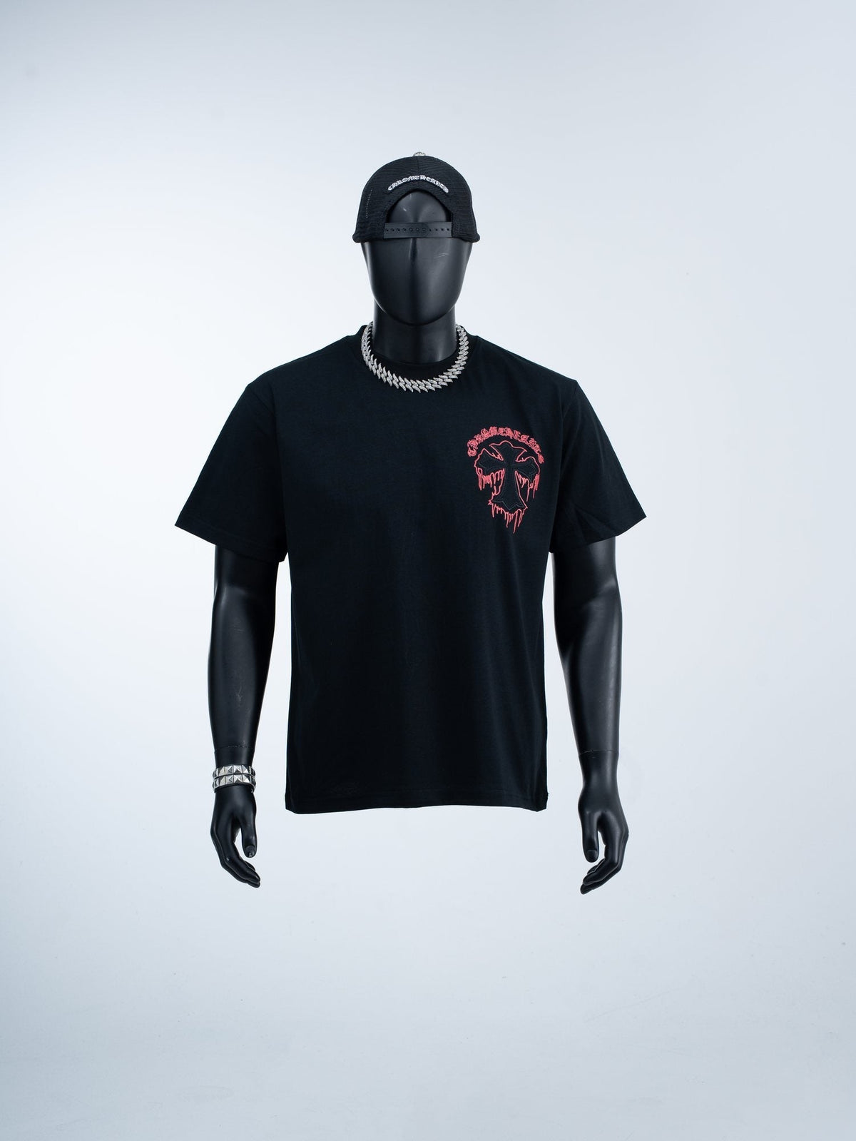 Chrome Hearts Sanskrit Cross Graphic T-Shirt