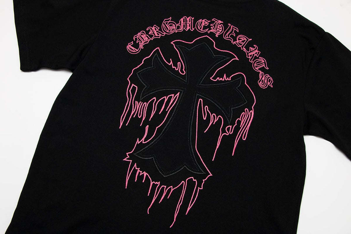 Chrome Hearts Sanskrit Cross Graphic T-Shirt