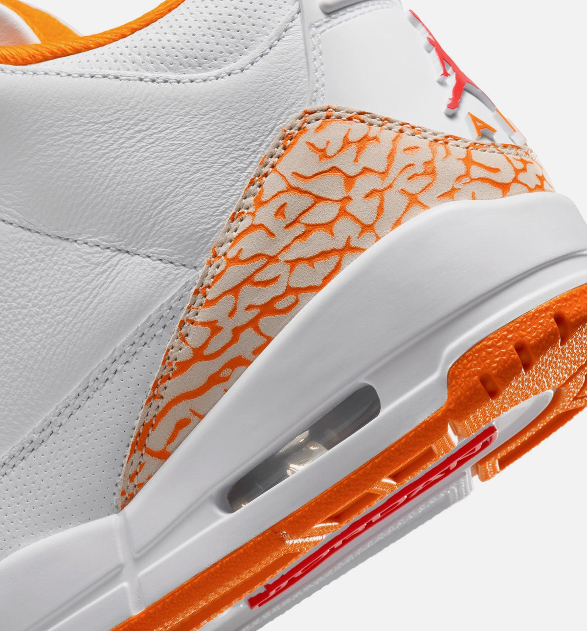 Air Jordan 3 Retro Orange Citrus Women's Sneakers - White / Orange Citrus