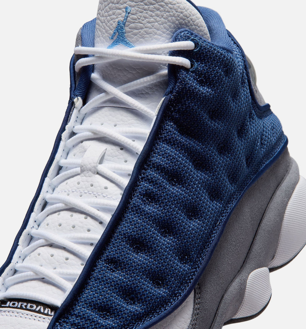 Air Jordan 13 Retro Navy And Flint Grey Men's Lifestyle Shoes - Navy / University Blue / Flint Grey / White
