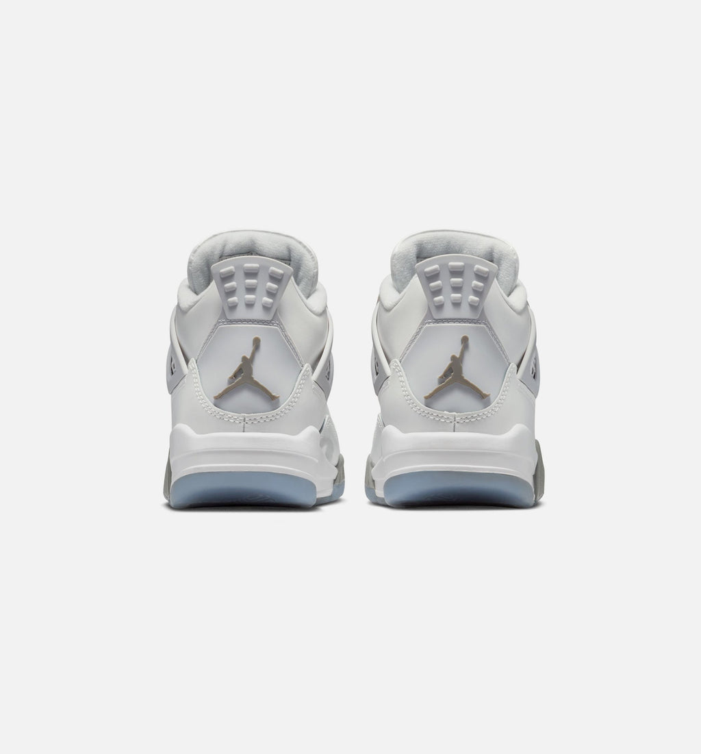 Air Jordan 4 Retro "Blue Chill" Big Kids' Shoe – Photon Dust/Blue Chill/Flat Pewter/White/Blue Tint