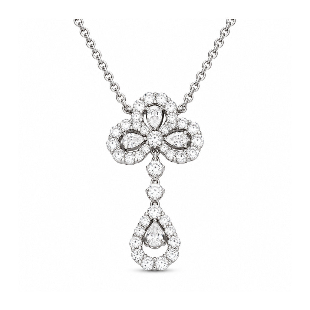 Harry Winston Style Sunflower Necklace