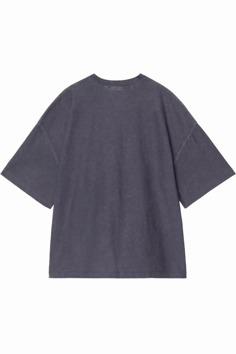 CARHARTT WIP LAMBERT T-SHIRT Dark Navy Moon