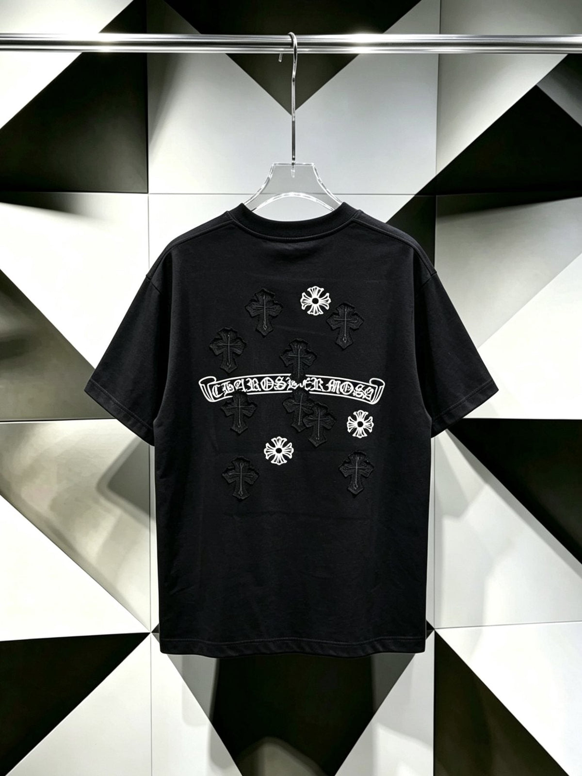 Chrome Hearts Cross Floral Graphic T-Shirt