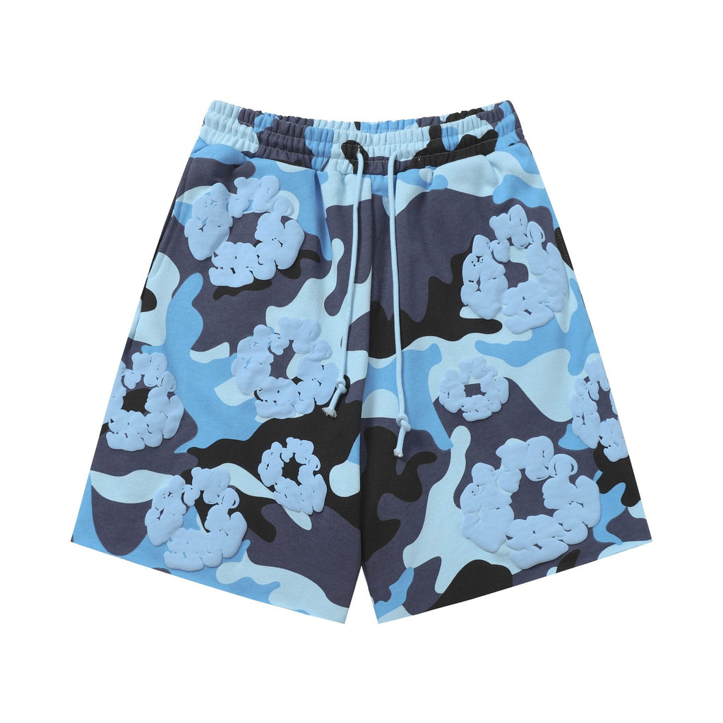 DENIM TEARS Cotton Flower Camo Short-Sleeve Set