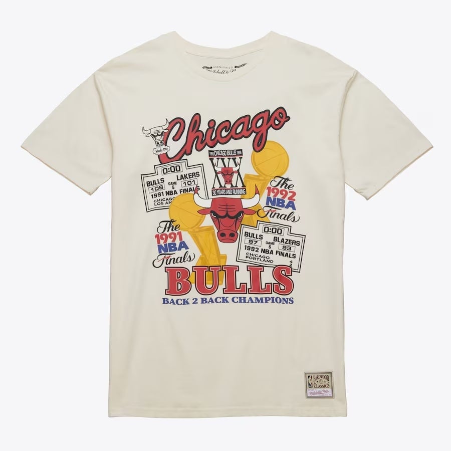 M&N NBA Champions Bulls Tee