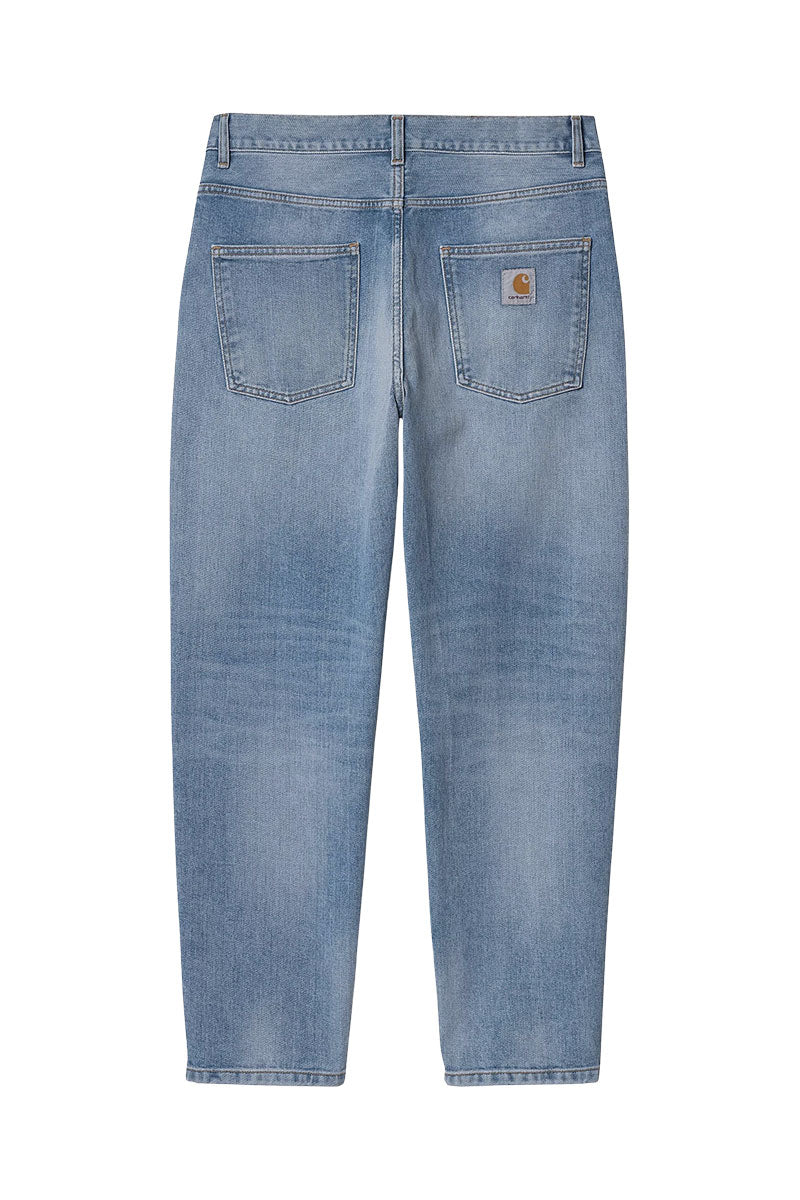 CARHARTT WIP NEWEL PANT Blue Light Used Wash
