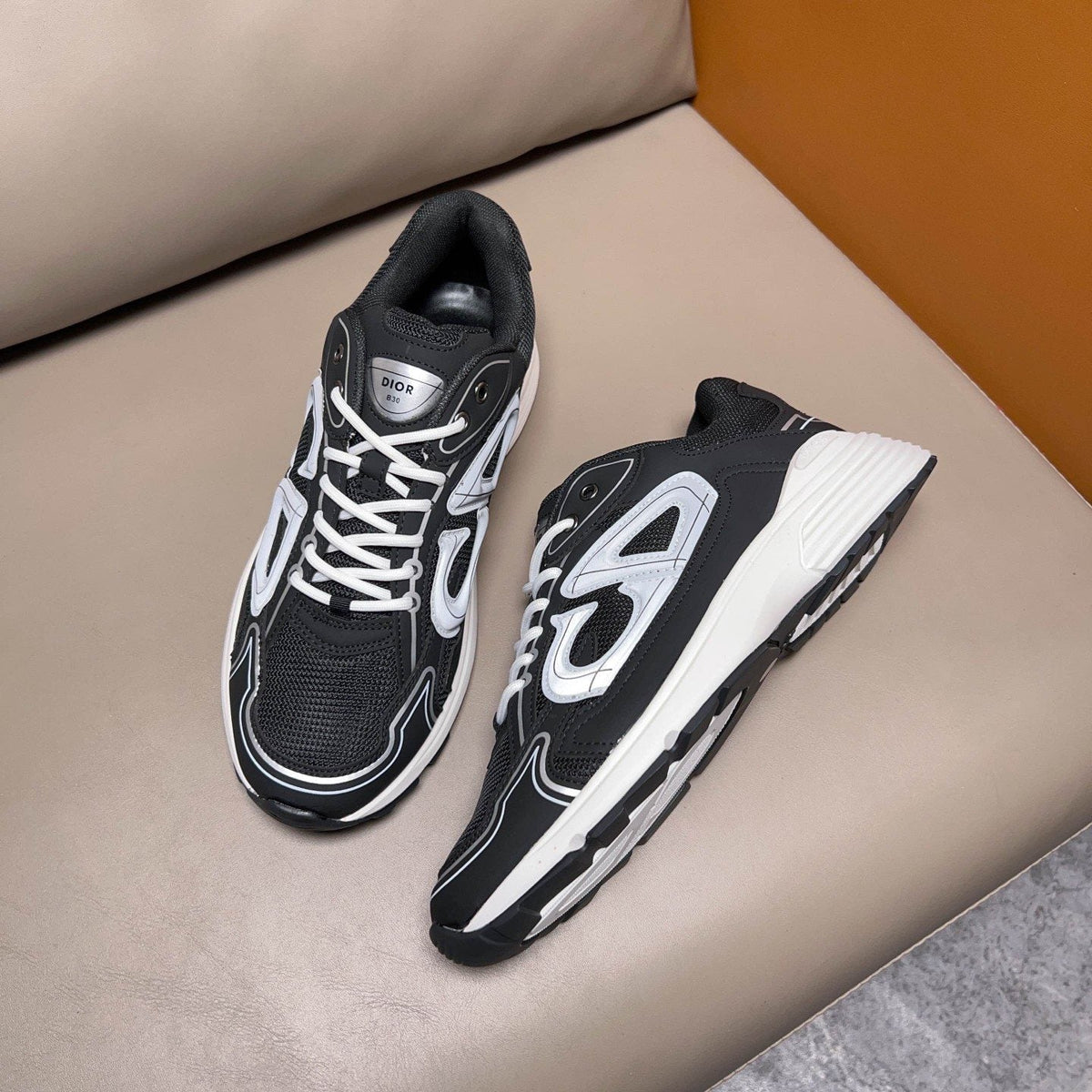 Dior B30 Black and Gray Sneakers