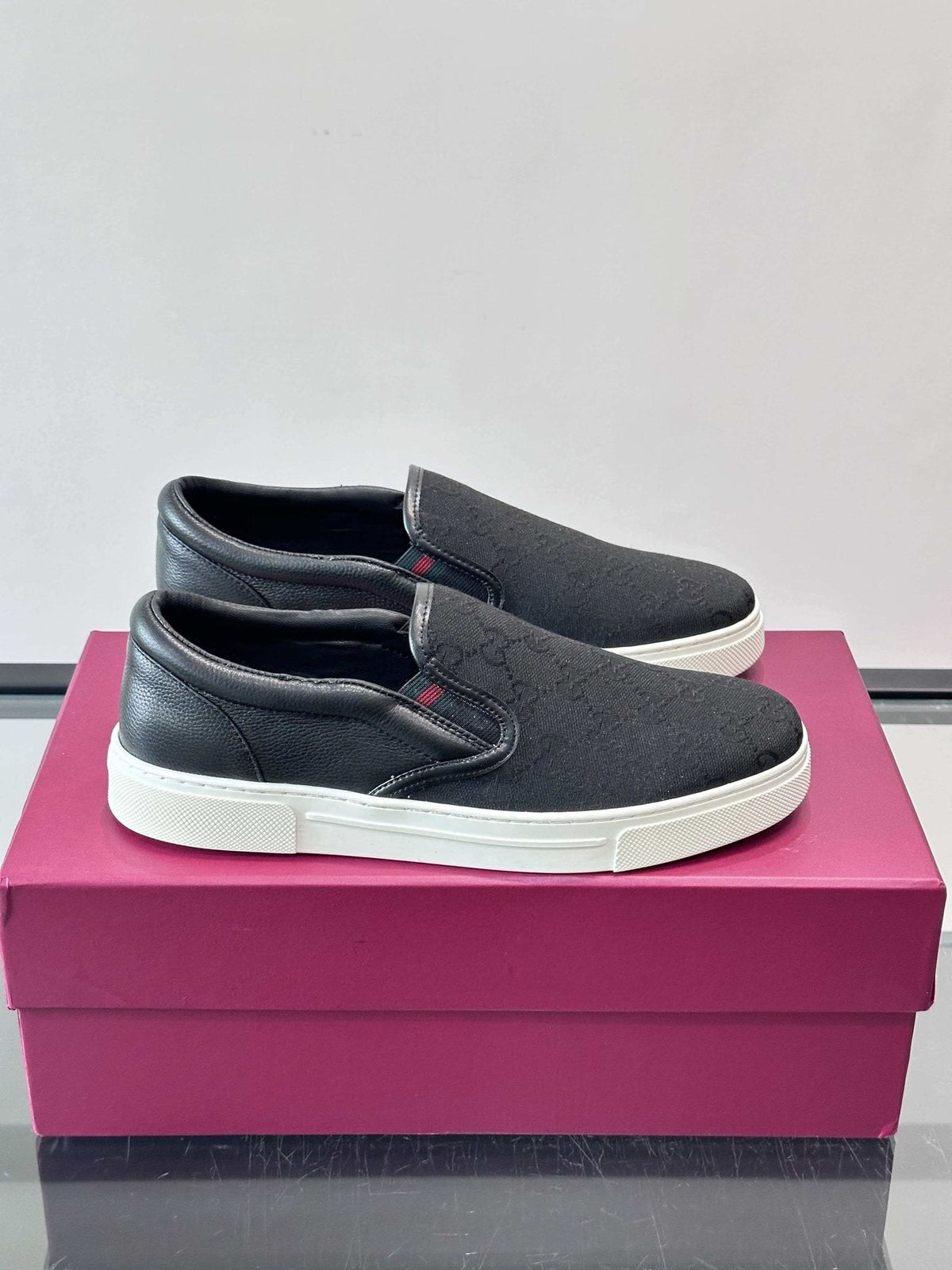 Gucci Men's Patterned Slip-On Shoes