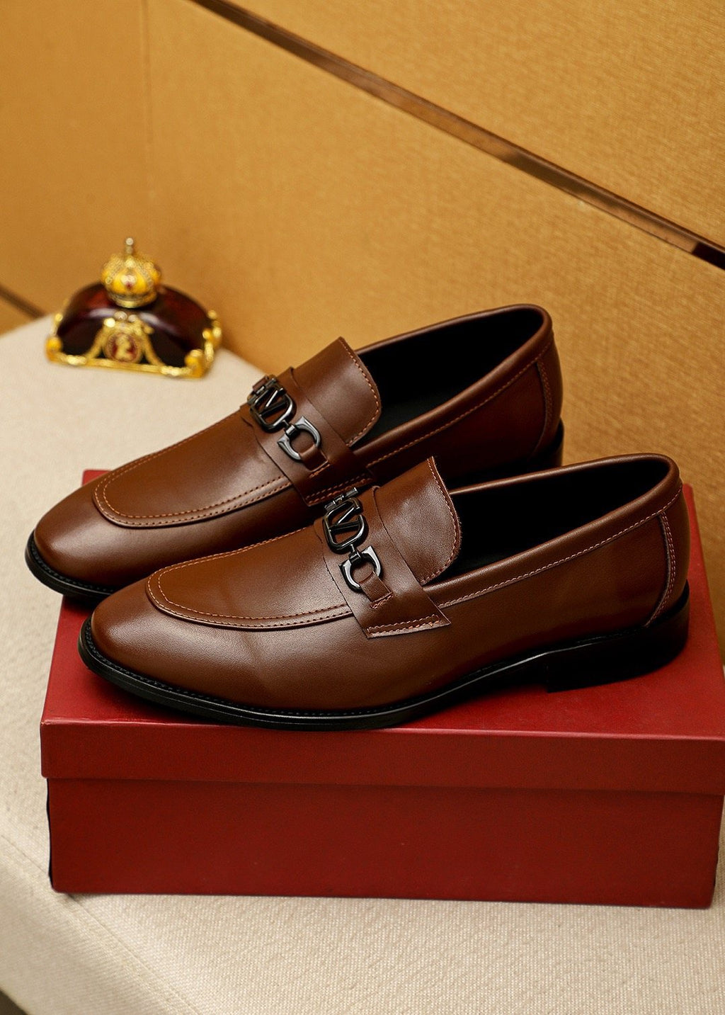 Valentino Tapered Toe Loafers