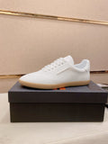 Zegna Men's Suede-Look Low-Top Sneakers