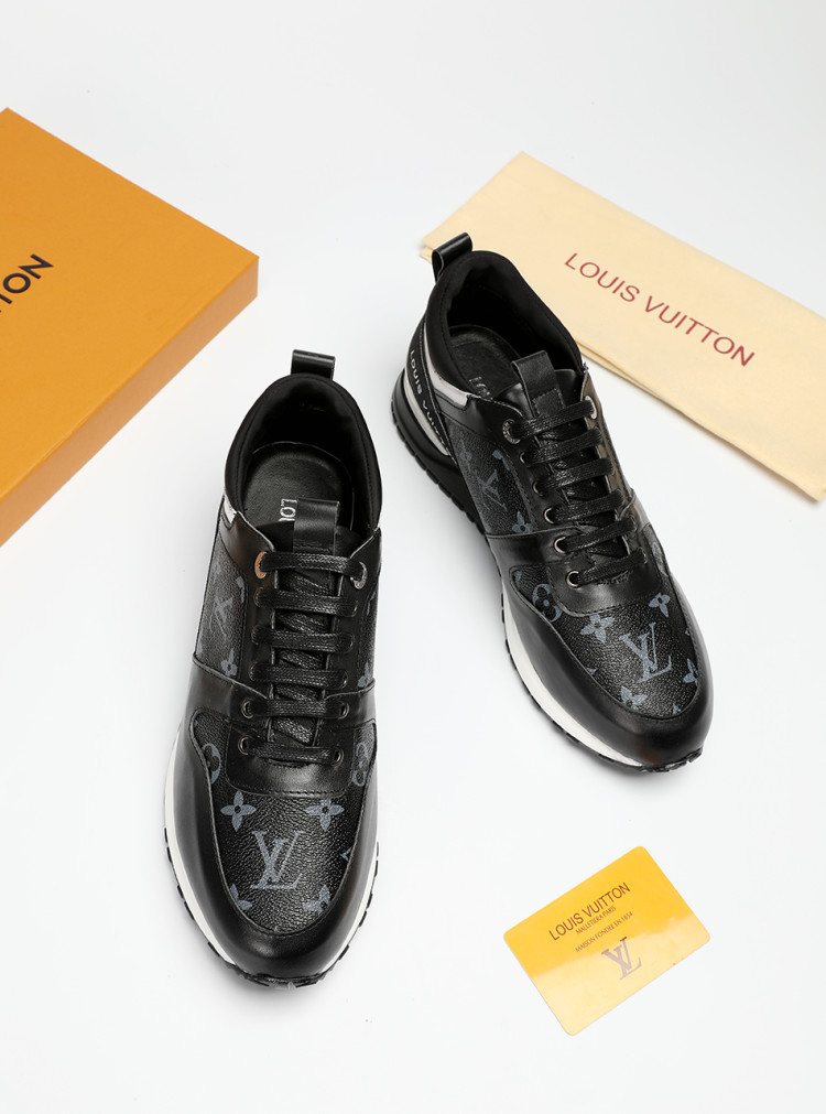 Louis Vuitton Patterned Panel Sneakers
