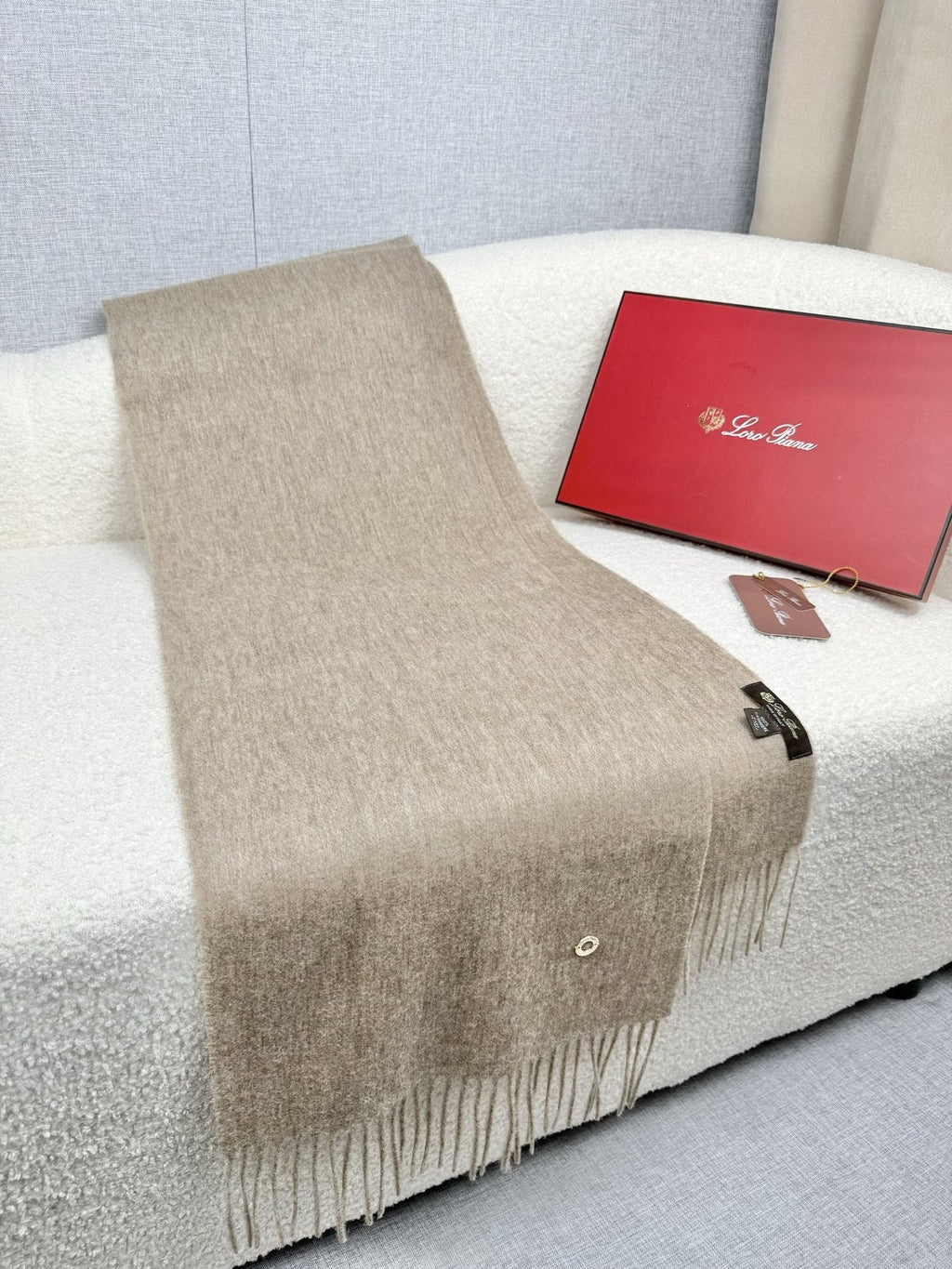 Loro Piana Fringed Cashmere Scarf