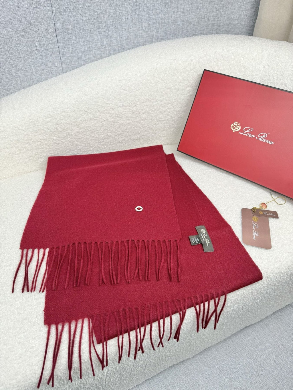 Loro Piana Fringed Cashmere Scarf