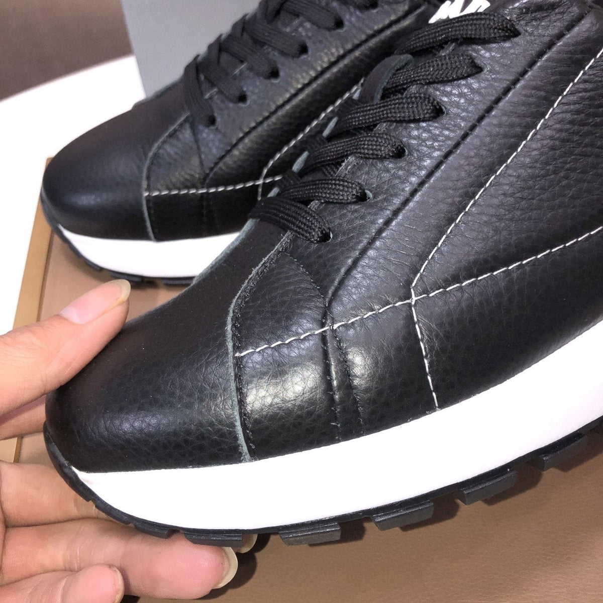 Prada Quilted Low-Top Sneakers