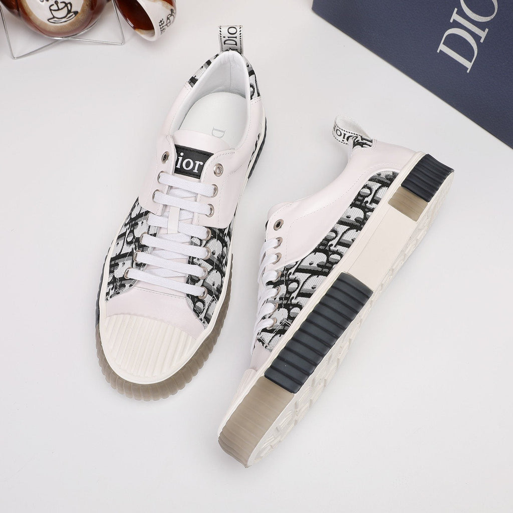 Dior Patterned Low-Top Sneakers