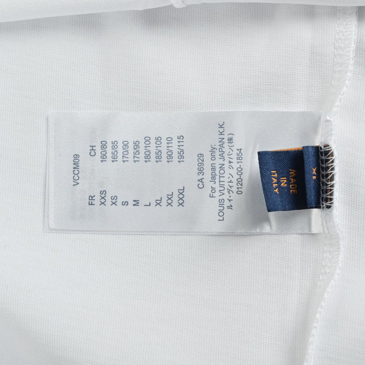 Louis Vuitton 26SS Front & Back Leather Letter Logo T-Shirt White