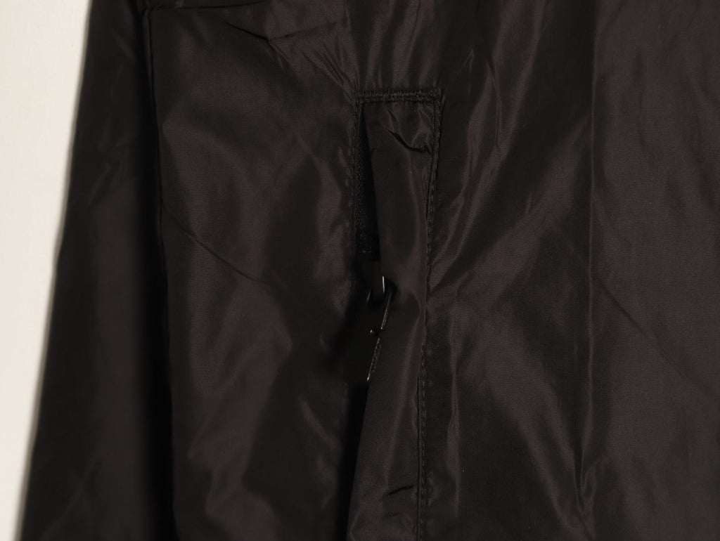 Burberry Check-Trim Hooded Zip-Up Jacket - Dark Brown