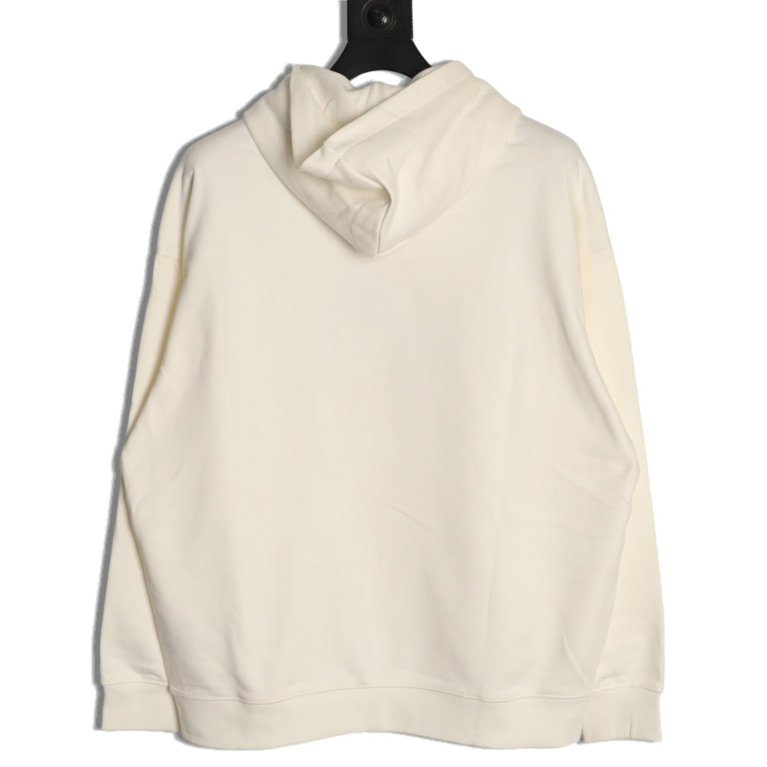 Dior “For My Real Friends” Slogan Hoodie - Cream