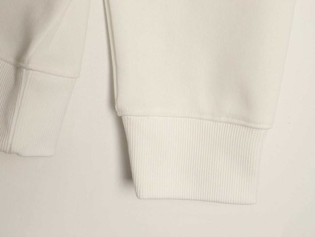 Gucci Monogram-Style Pocket-Patch Crewneck Sweatshirt - Cream
